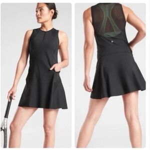 Athleta Black Match Point Women's Tennis Dress